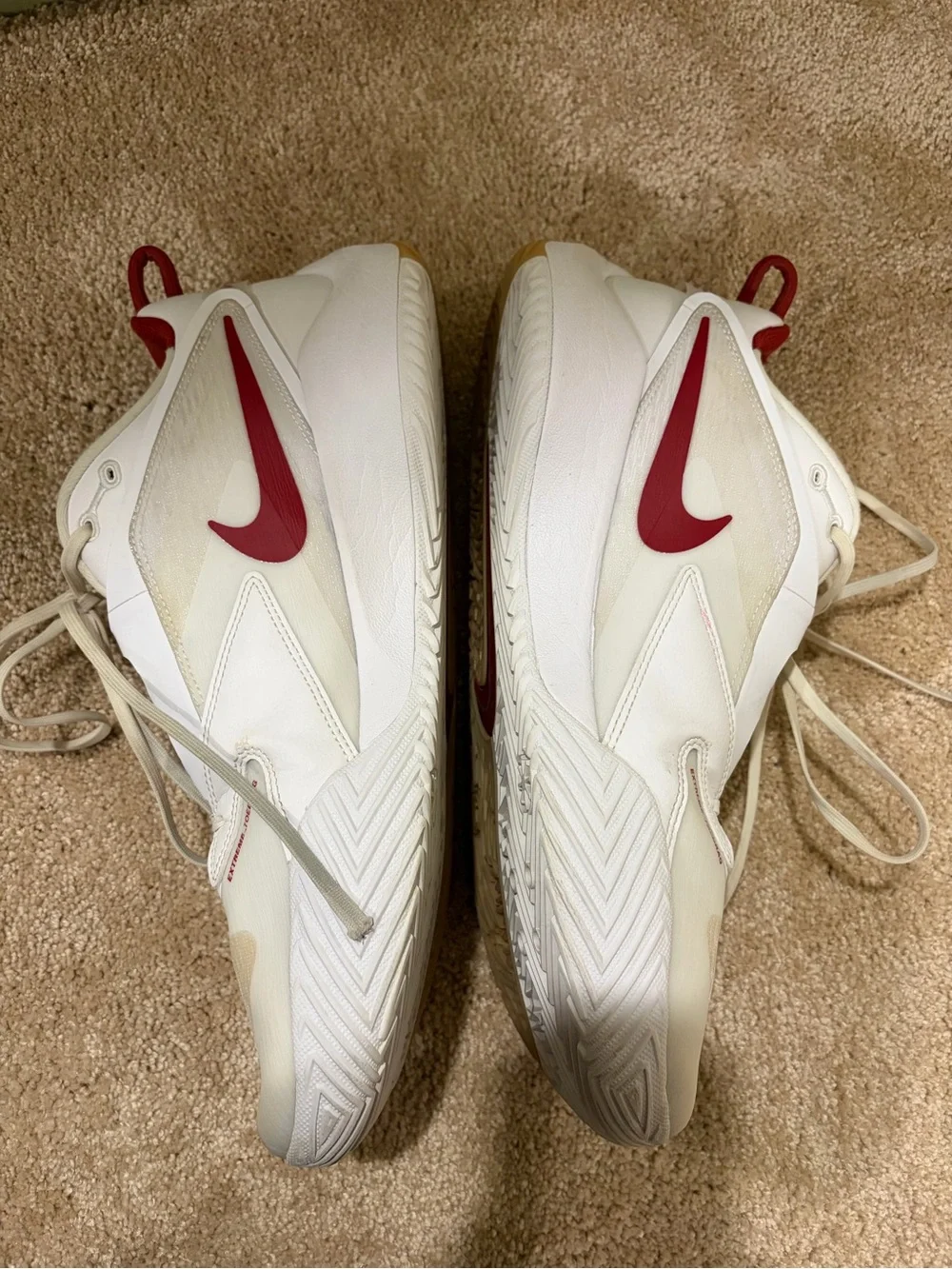 Nike Zoom Hyperace 3-White/Crimson - Picture 4 of 8